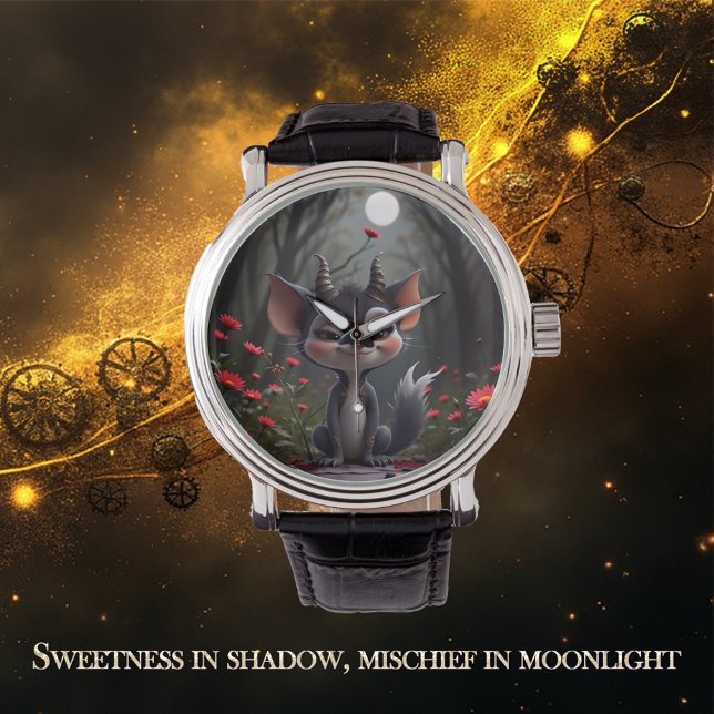 Moonlit Mischief Forest Spirit of Crimson Bloom.  Armbandsur (Skapare uppladdad)