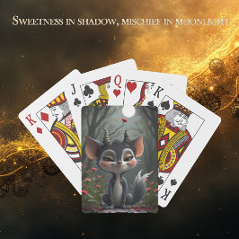 Moonlit Mischief Forest Spirit of Crimson Bloom.  Casinokort