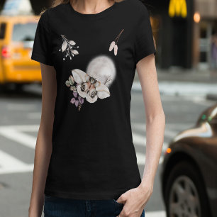 Moonlit Moth Graphic T Shirt