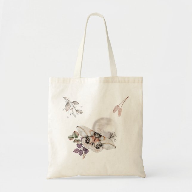 Moonlit Moth Graphic Tygkasse (Framsidan)