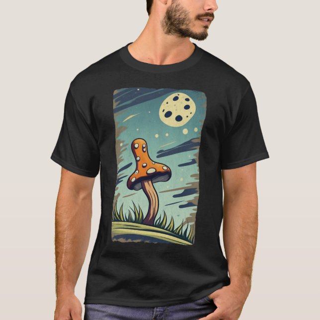 Moonlit Mushroom T-Shirt (Framsida)
