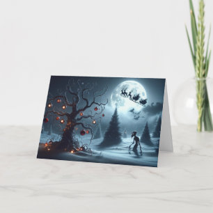 Moonlit Mystique: Ett Helgdag-rutt Kort