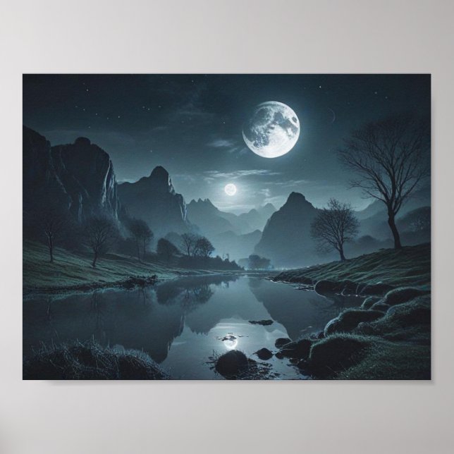 MOONLIT NIGHT Poster (Framsidan)
