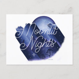 Moonlit Nights/vycard Helg Vykort