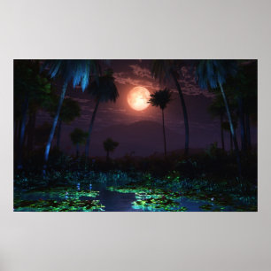 Moonlit Oasis (Illume) Poster