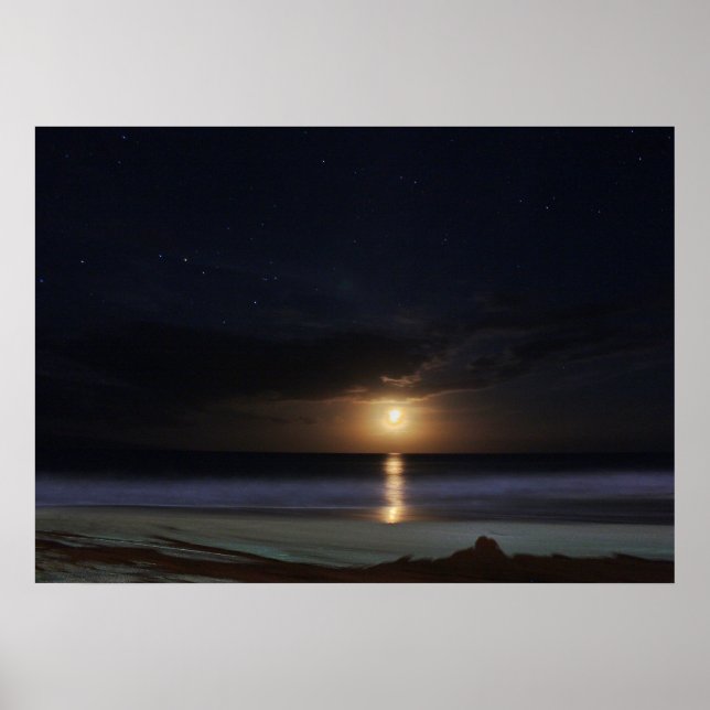 Moonlit Ocean Poster (Framsidan)