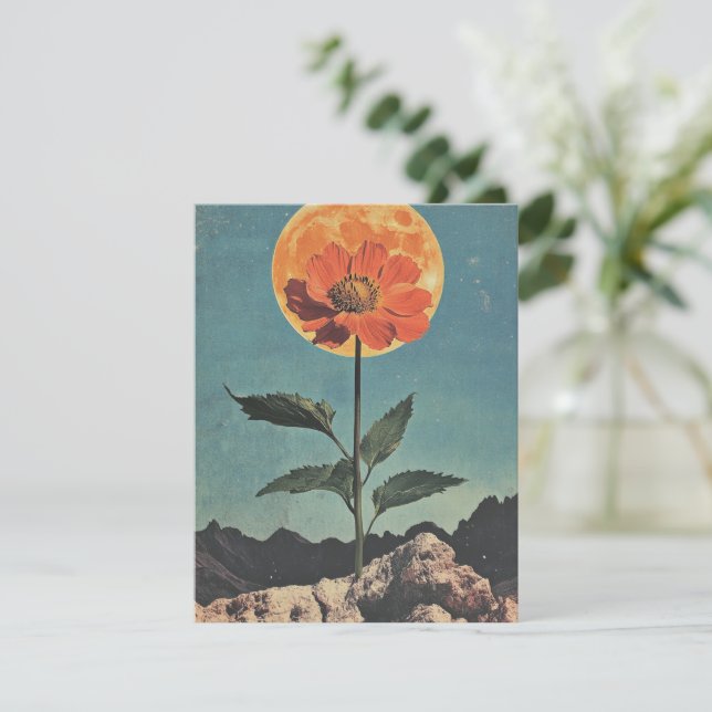 Moonlit Orange Bloom - Vintage Boho Charm (2) (Stående Fram)