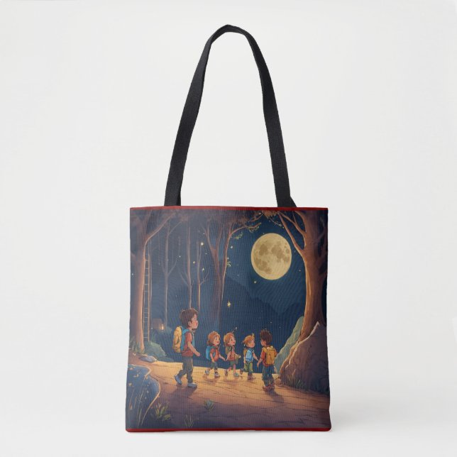 Moonlit Oskuld Tote Bag Tygkasse (Framsida)