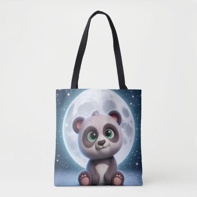 Moonlit Panda Dreams Tygkasse (Framsida)