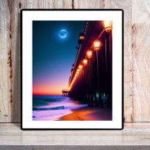 Moonlit Pier