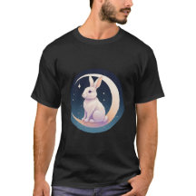 Moonlit Rabbit i Stars