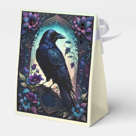 Moonlit Raven | Gothic Floral Bröllopspaket. Presentaskar
