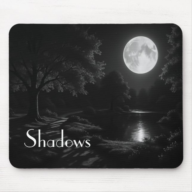 Moonlit Ripples i Grove Mousepad Musmatta (Framsidan)
