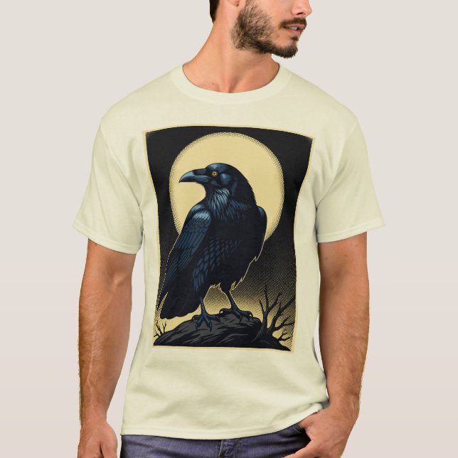 Moonlit Sentinel T Shirt (Framsida)