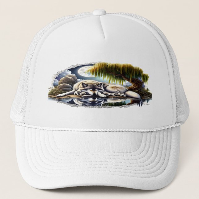 Moonlit Serenity A Slumating Varg Keps (Framsida)