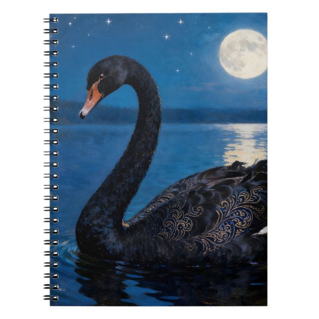 Moonlit Swim Anteckningsbok (Framsidan)