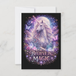 Moonlit Unicorn Dreams Tack Kort