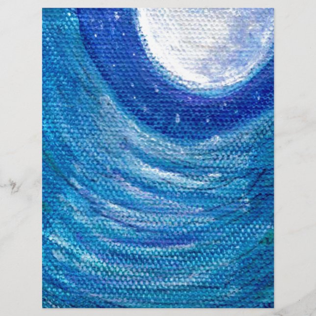 Moonlit Vågar och Swirls (Framsida)