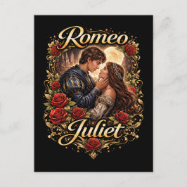 Moonlit Verona Lovers Vykort