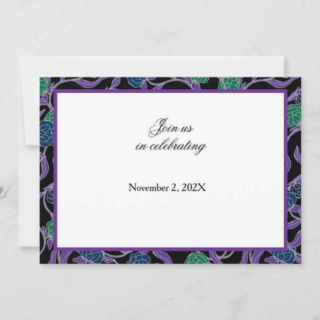 Moonlit Vine - Mysticool Collection Inbjudningar (Framsida)