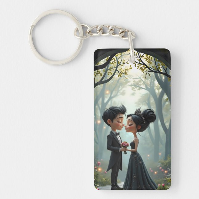 Moonlit Vows – A Cute Gothic Wedding Moment.  (Framsidan)