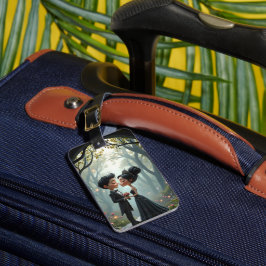 Moonlit Vows – A Cute Gothic Wedding Moment. Bagagebricka