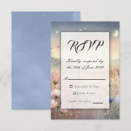 Moonlit WildblomWhispers Bröllop OSA Kort