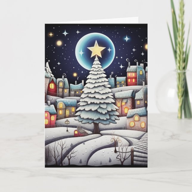 Moonlit Winter of Joy Kort (Framsida)