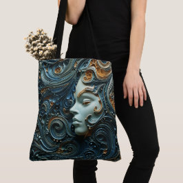Moonlit Woman 3D Art Tygkasse