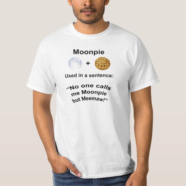 Moonpie och Meemaw skjorta Tee Shirt (Framsida)