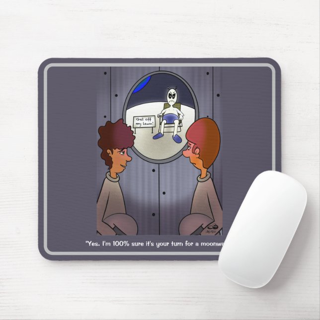 Moonpromenad Mousepad Musmatta (Med mus)