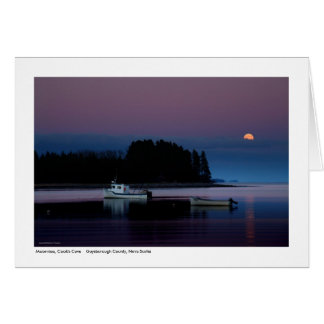 Moonrise, Cooks Cove Hälsningskort