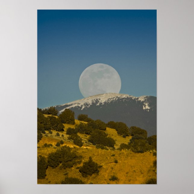 Moonrise över bergen Sangre de Cristo, Poster (Framsidan)