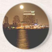 moonrise över San Diego