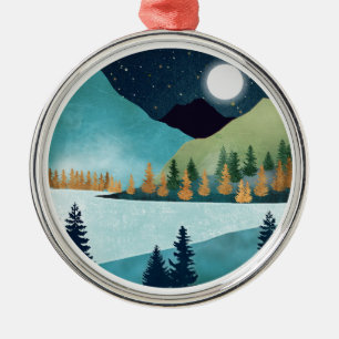 Moonrise Sjö Julgransprydnad Metall