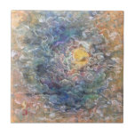 Moon's Journey Through Ethereal Clouds Kakelplatta<br><div class="desc">Adorn your space with the serene mystery of "Kayoiji" (通い路 - The Frequented Path), a breathtaking Japanese Nihonga masterpiece now available as a stunning ceramic art tile. This artwork beautifully captures the moon, its gentle light softly diffused by swirling, dreamlike clouds, evoking a sense of quiet wonder and the moon's...</div>