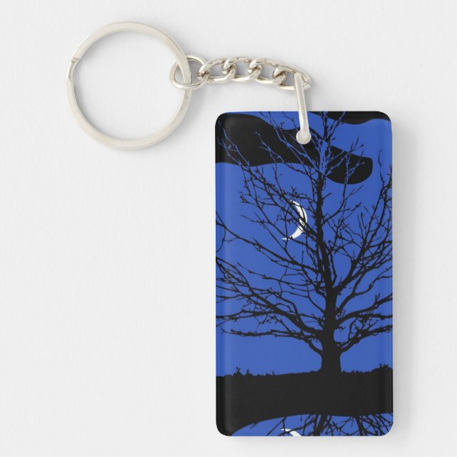 Moonscape i Cobalt Blue och Black (Framsidan)