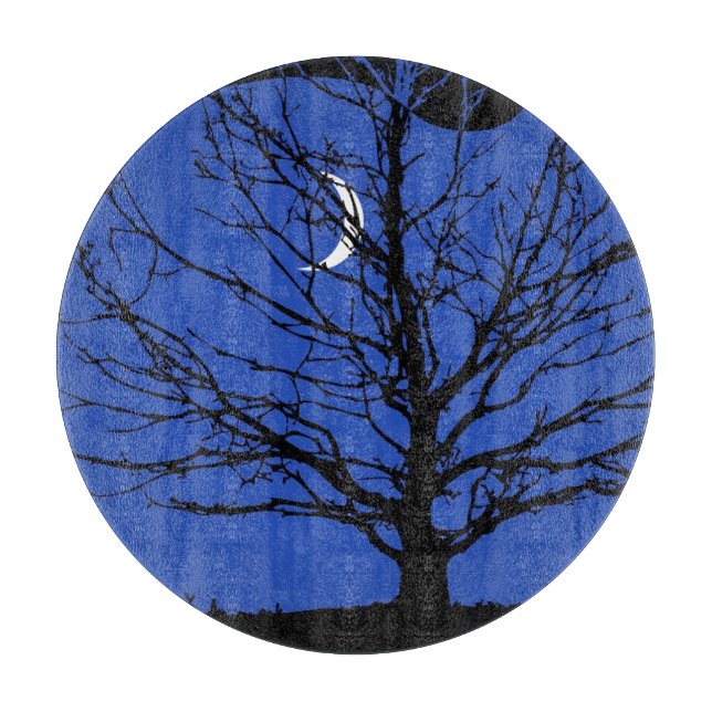 Moonscape i Cobalt Blue och Black (Framsidan)