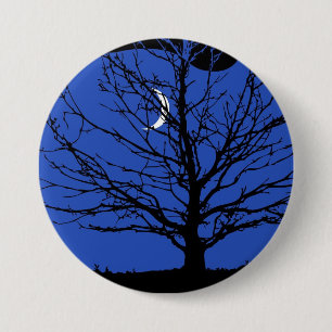 Moonscape i Cobalt Blue och Black Knapp