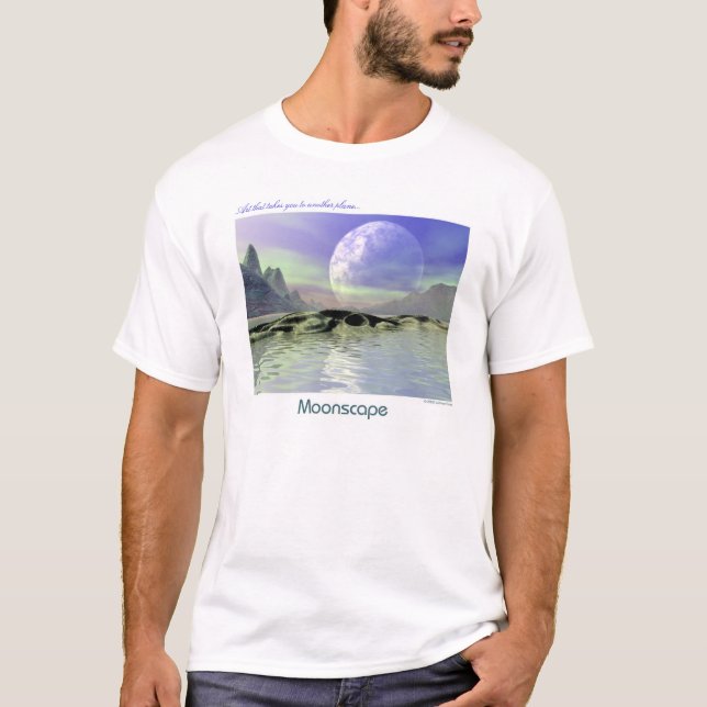 Moonscape utslagsplats tee (Framsida)