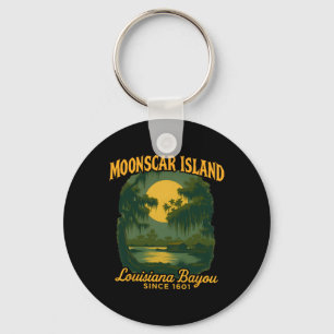 Moonscar Island Retro Tecknad Halloween Zombie Isl Nyckelring