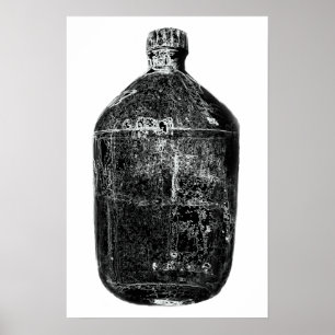 Moonshine Flaska Skriv ut Poster