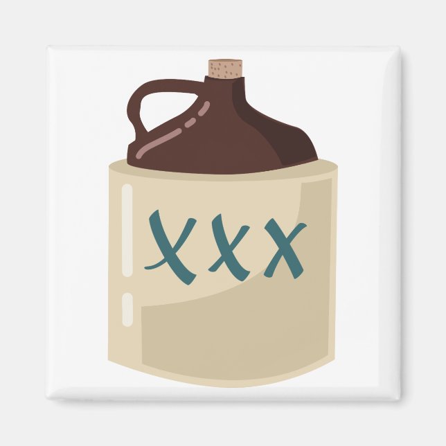 Moonshine Jug Magnet (Framsidan)