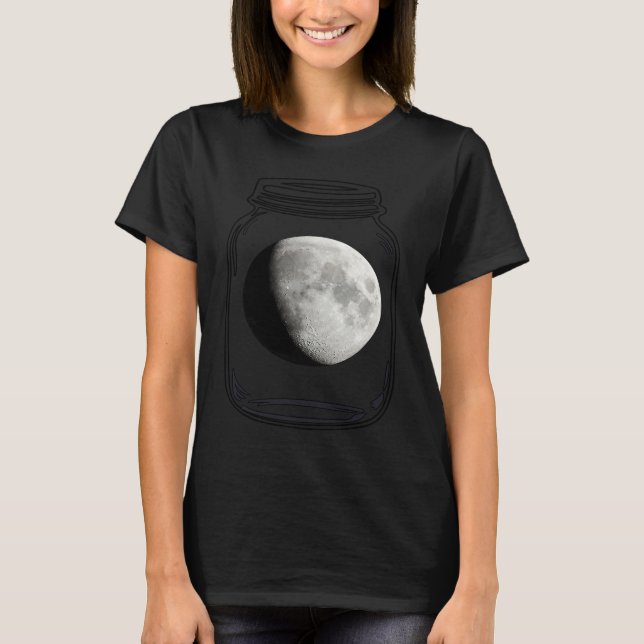 Moonshine Moon Country Appalachia Southern South D T Shirt (Framsida)