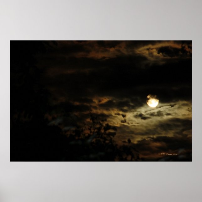 MoonShine och Storm Clouds Poster (Framsidan)