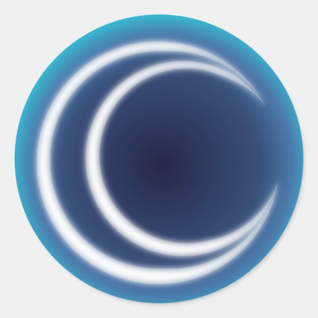 MoonShine Runt Klistermärke (Framsida)