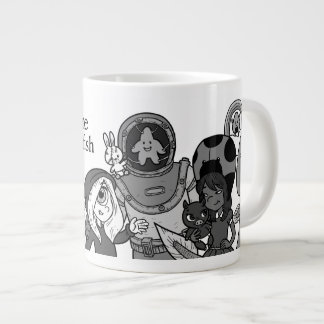 Moonshine & Starfish B&W Jumbo Mugg