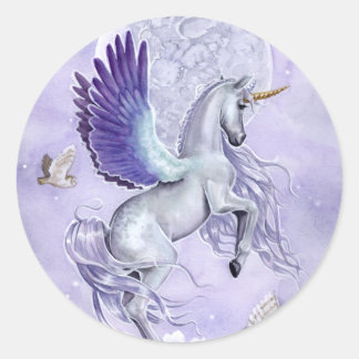 Moonshine Sticker Runt Klistermärke