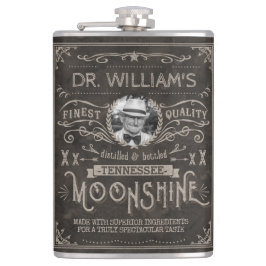 Moonshine Vintage Hillbilly Medicin Specialbrun Fickplunta