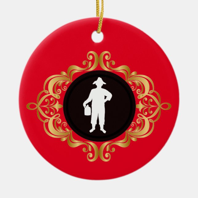 Moonshiner Man Medallion jul Ornament (Framsidan)